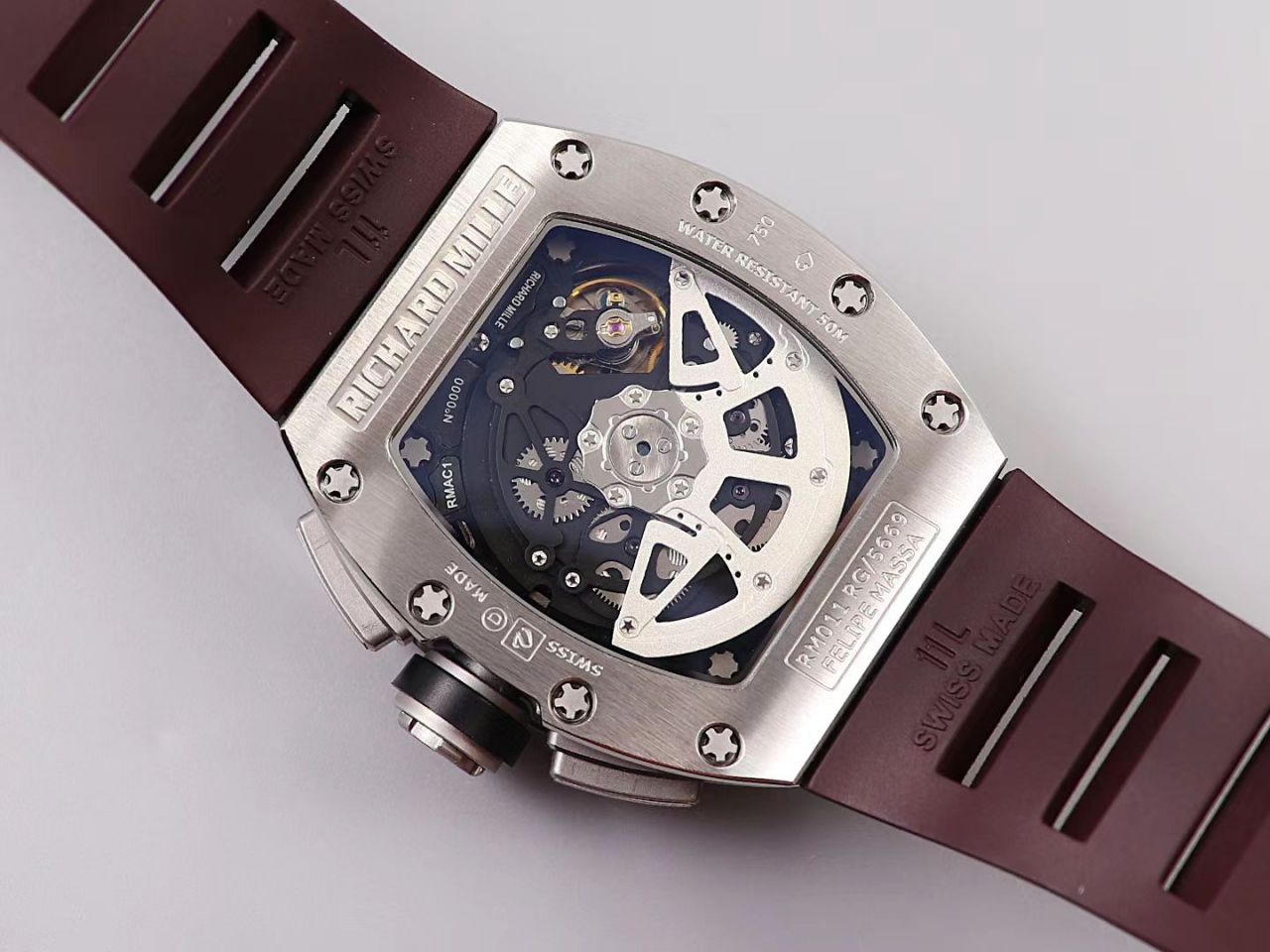 KV Factory 全新RICHARD MILLE复刻理查德米尔RM 11-03钛钢款 wrist watch  / KV01103H