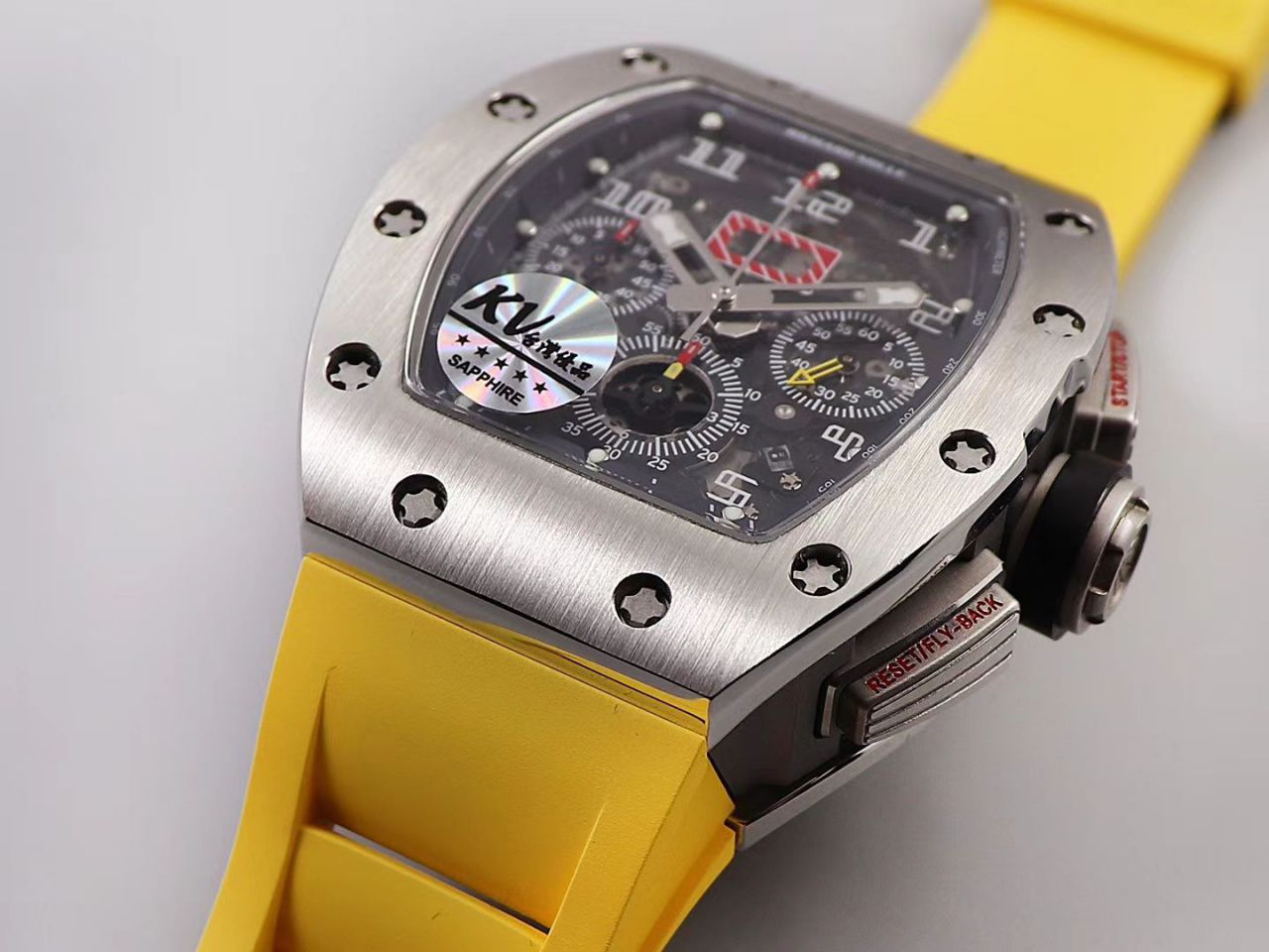 KV Factory 全新RICHARD MILLE复刻理查德米尔RM 11-03钛钢款 wrist watch  / KV01103H