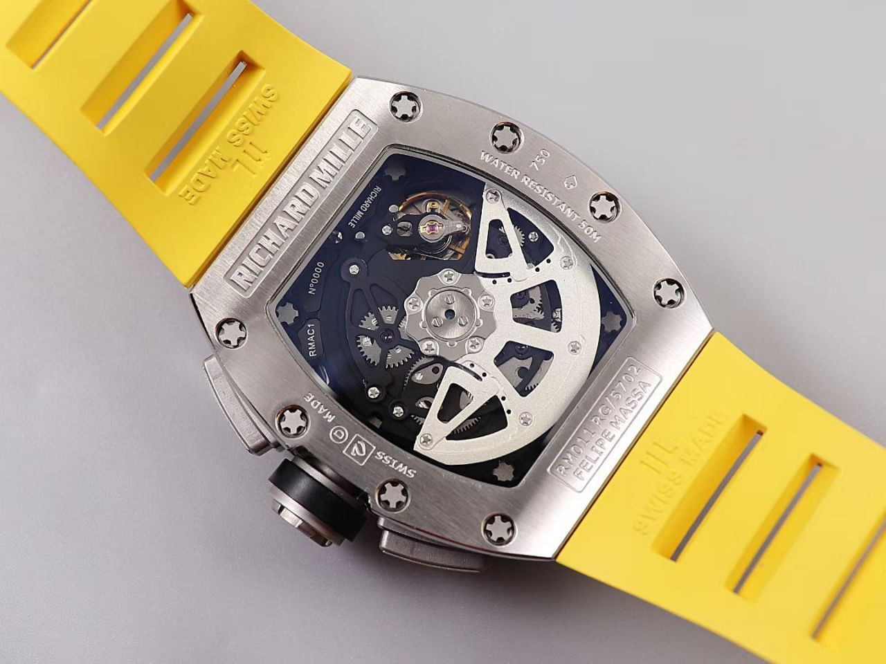KV Factory 全新RICHARD MILLE复刻理查德米尔RM 11-03钛钢款 wrist watch  / KV01103H