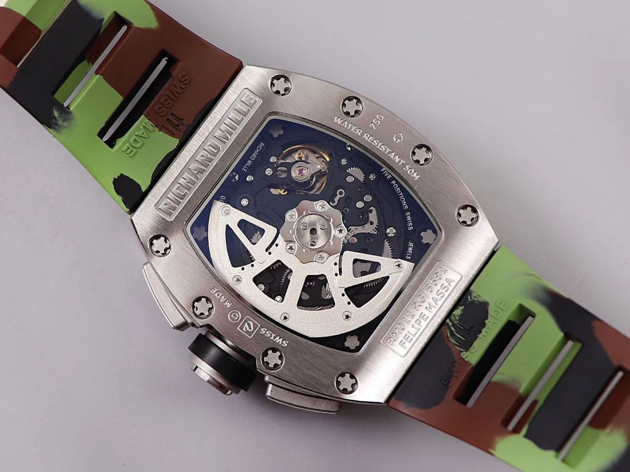 KV Factory 全新RICHARD MILLE复刻理查德米尔RM 11-03钛钢款 wrist watch  / KV01103H