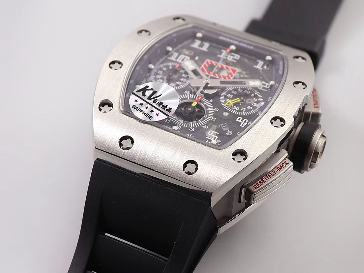 KV Factory 全新RICHARD MILLE复刻理查德米尔RM 11-03钛钢款 wrist watch  / KV01103H