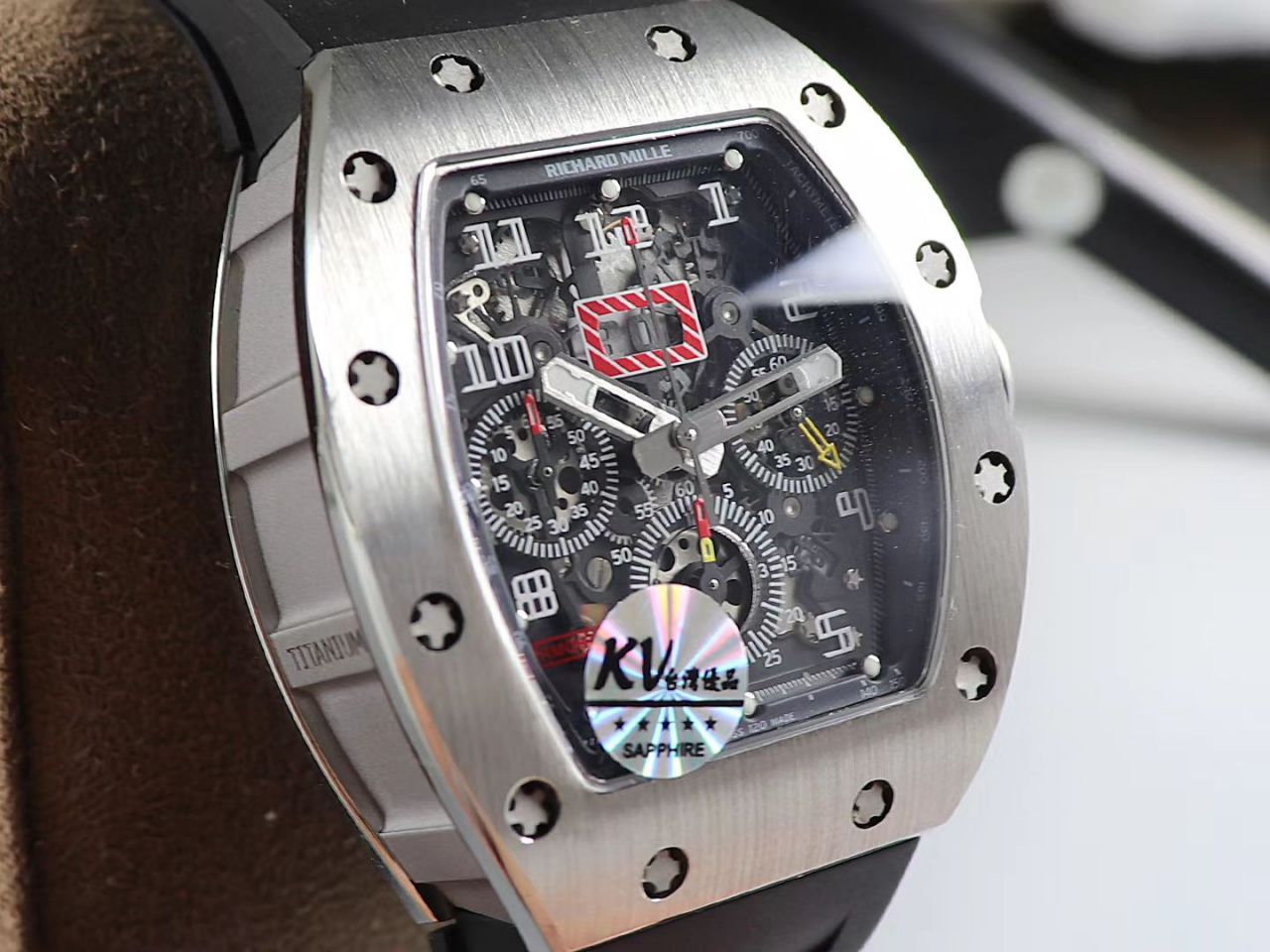 KV Factory 全新RICHARD MILLE复刻理查德米尔RM 11-03钛钢款 wrist watch  / KV01103H
