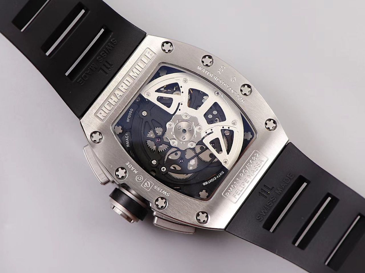 KV Factory 全新RICHARD MILLE复刻理查德米尔RM 11-03钛钢款 wrist watch  / KV01103H