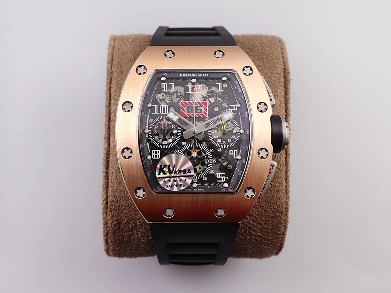 KV Factory 全新RICHARD MILLE复刻理查德米尔RM 11-03钛钢款 wrist watch  / KV01103H