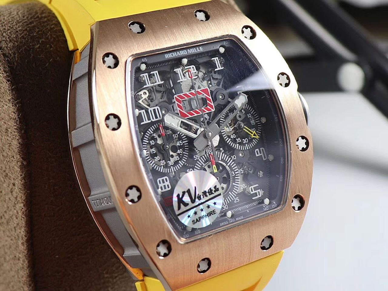 KV Factory 全新RICHARD MILLE复刻理查德米尔RM 11-03钛钢款 wrist watch  / KV01103H