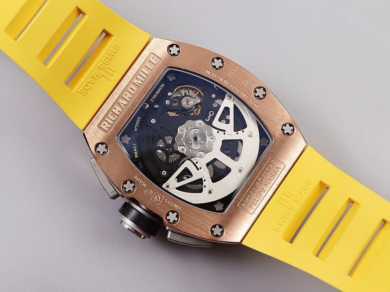 KV Factory 全新RICHARD MILLE复刻理查德米尔RM 11-03钛钢款 wrist watch  / KV01103H