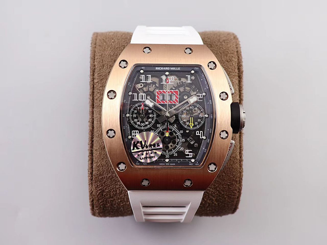 KV Factory 全新RICHARD MILLE复刻理查德米尔RM 11-03钛钢款 wrist watch  / KV01103H