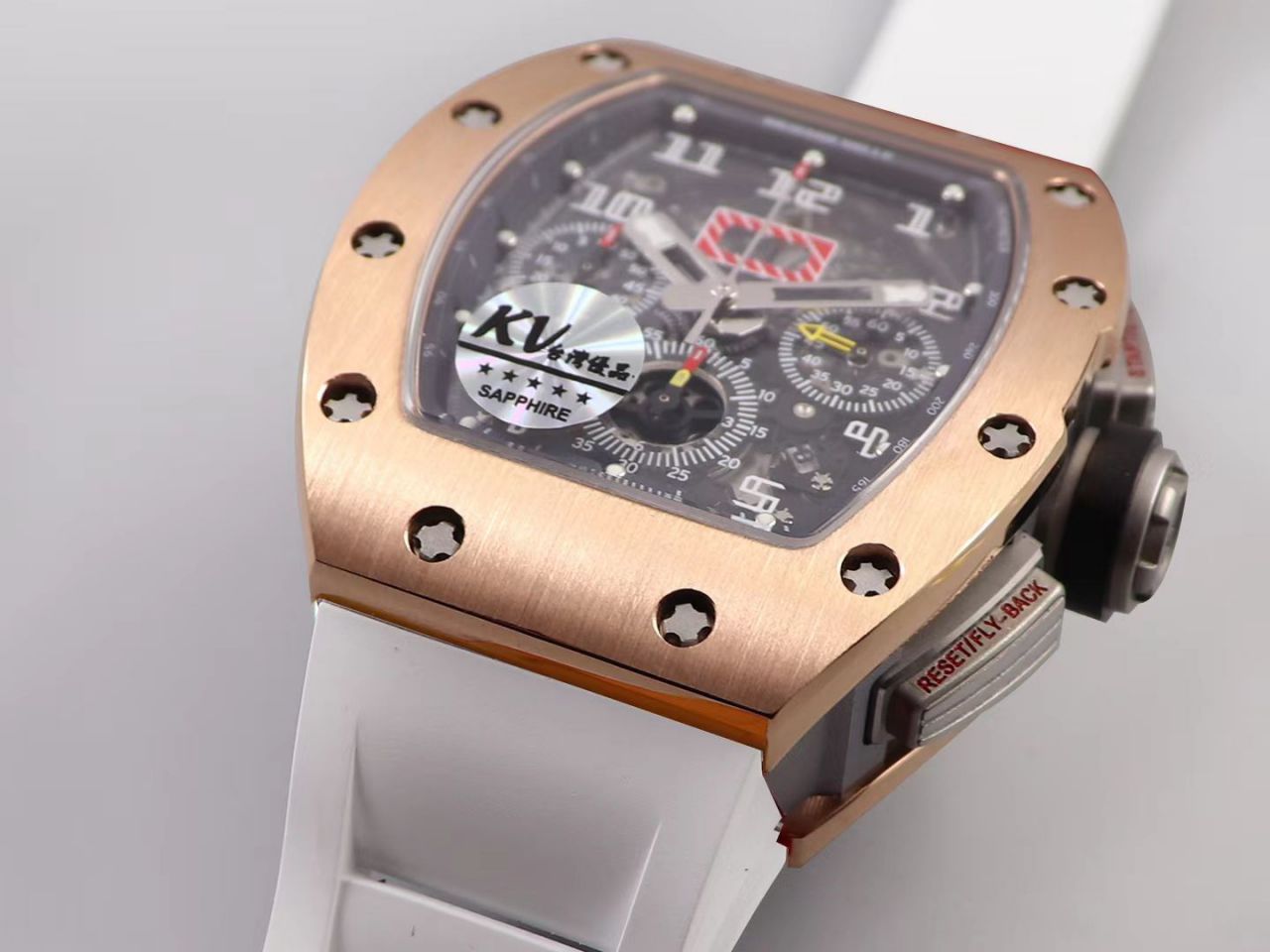 KV Factory 全新RICHARD MILLE复刻理查德米尔RM 11-03钛钢款 wrist watch  / KV01103H