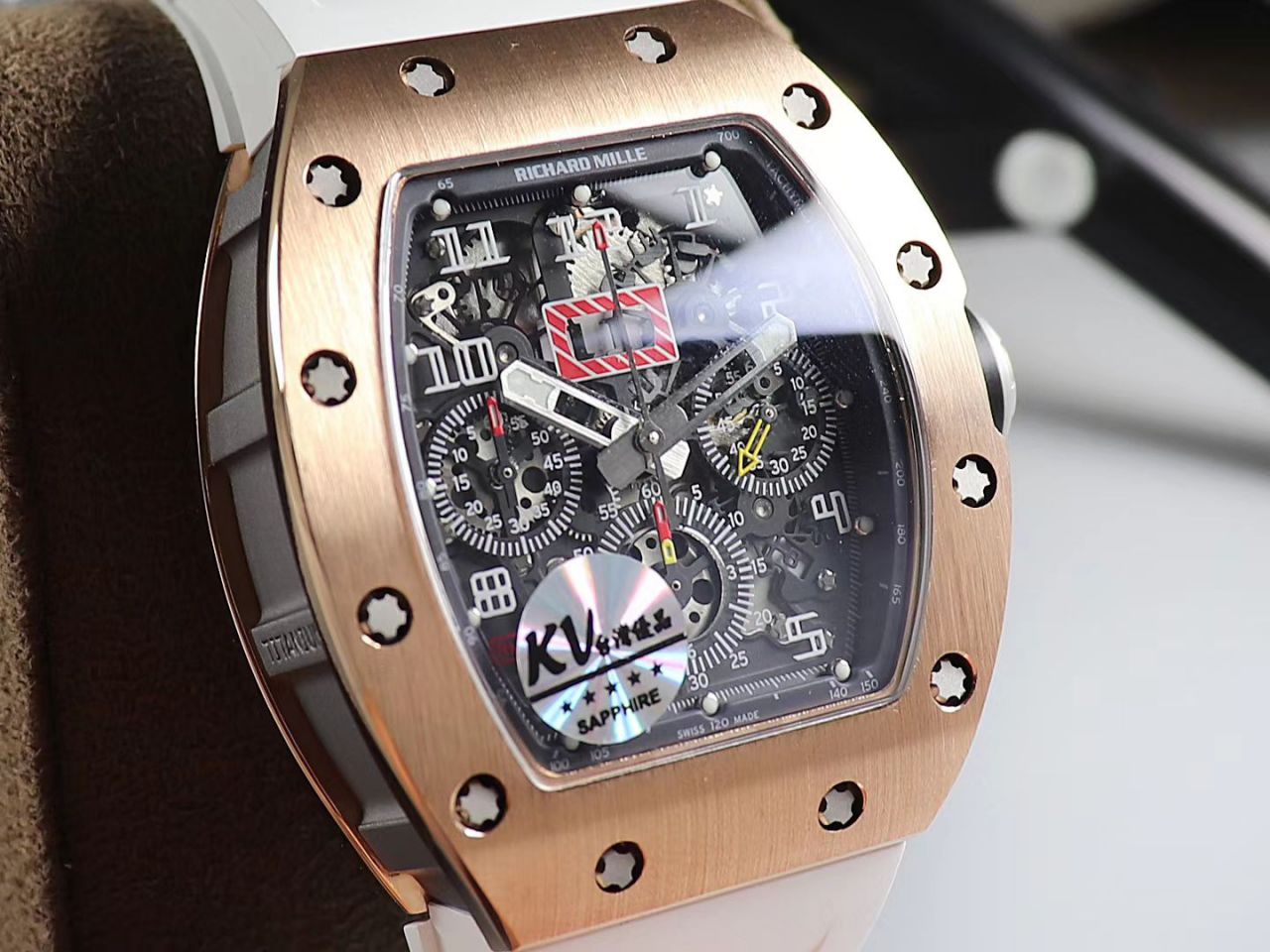 KV Factory 全新RICHARD MILLE复刻理查德米尔RM 11-03钛钢款 wrist watch  / KV01103H