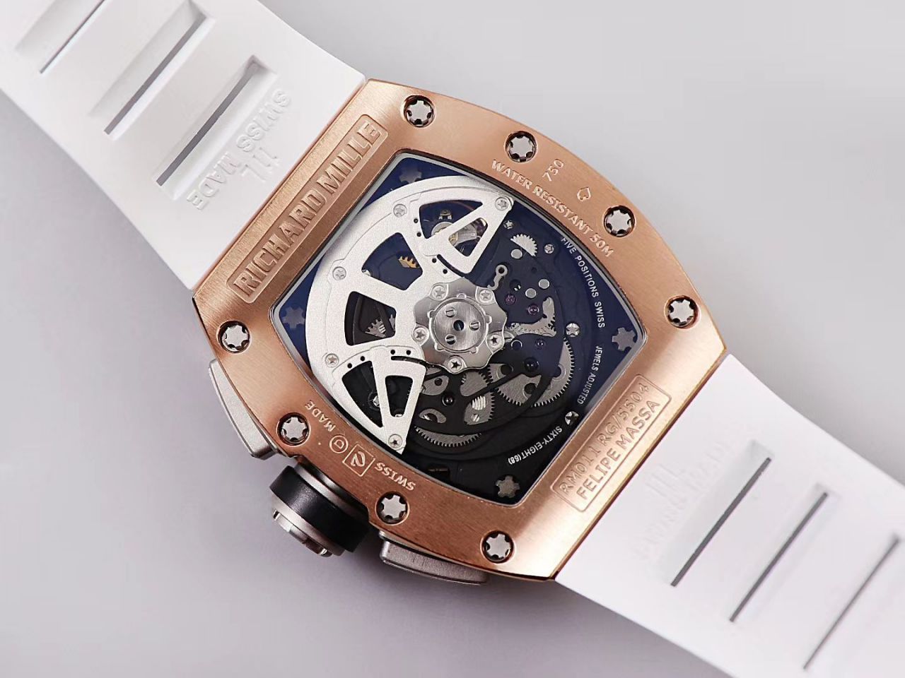 KV Factory 全新RICHARD MILLE复刻理查德米尔RM 11-03钛钢款 wrist watch  / KV01103H