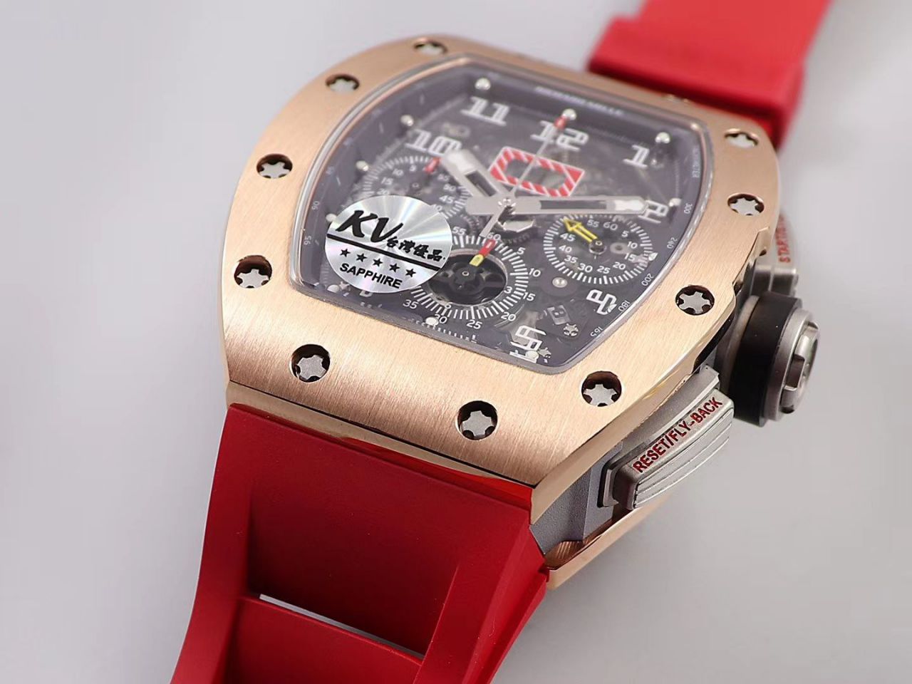 KV Factory 全新RICHARD MILLE复刻理查德米尔RM 11-03钛钢款 wrist watch  / KV01103H