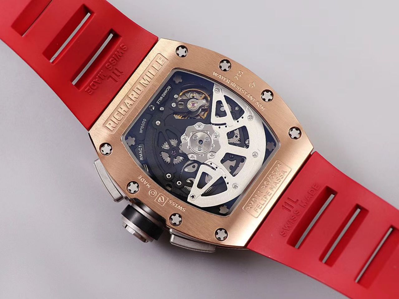 KV Factory 全新RICHARD MILLE复刻理查德米尔RM 11-03钛钢款 wrist watch  / KV01103H