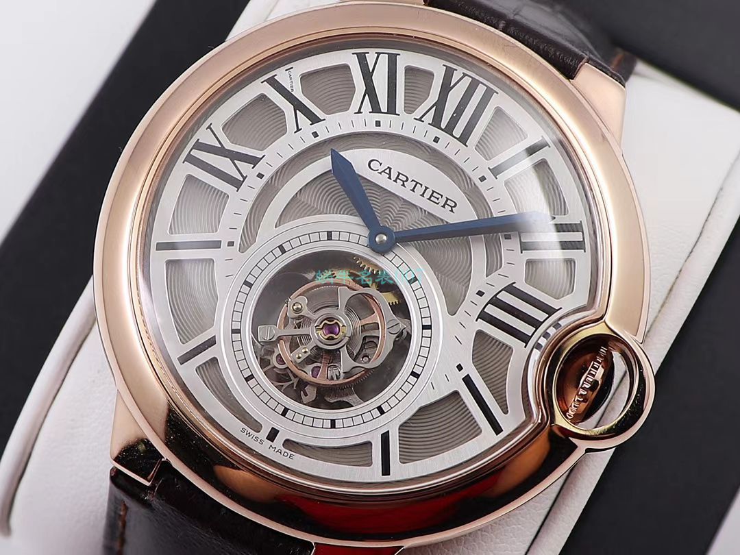 BBR Factory  Cartier  高仿手表蓝气球 Tourbillon 系列W6920001 wrist watch  / K290