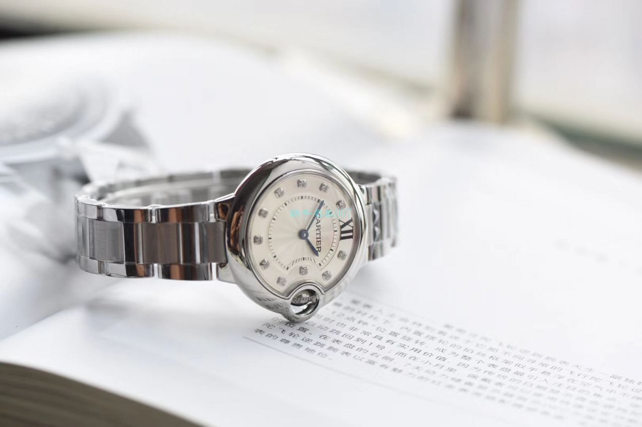 V6 Factory 高仿 Cartier  蓝气球女士手表33毫米W4BB0020 wrist watch  / K291
