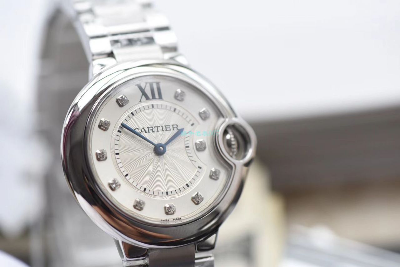 V6 Factory 高仿 Cartier  蓝气球女士手表33毫米W4BB0020 wrist watch  / K291