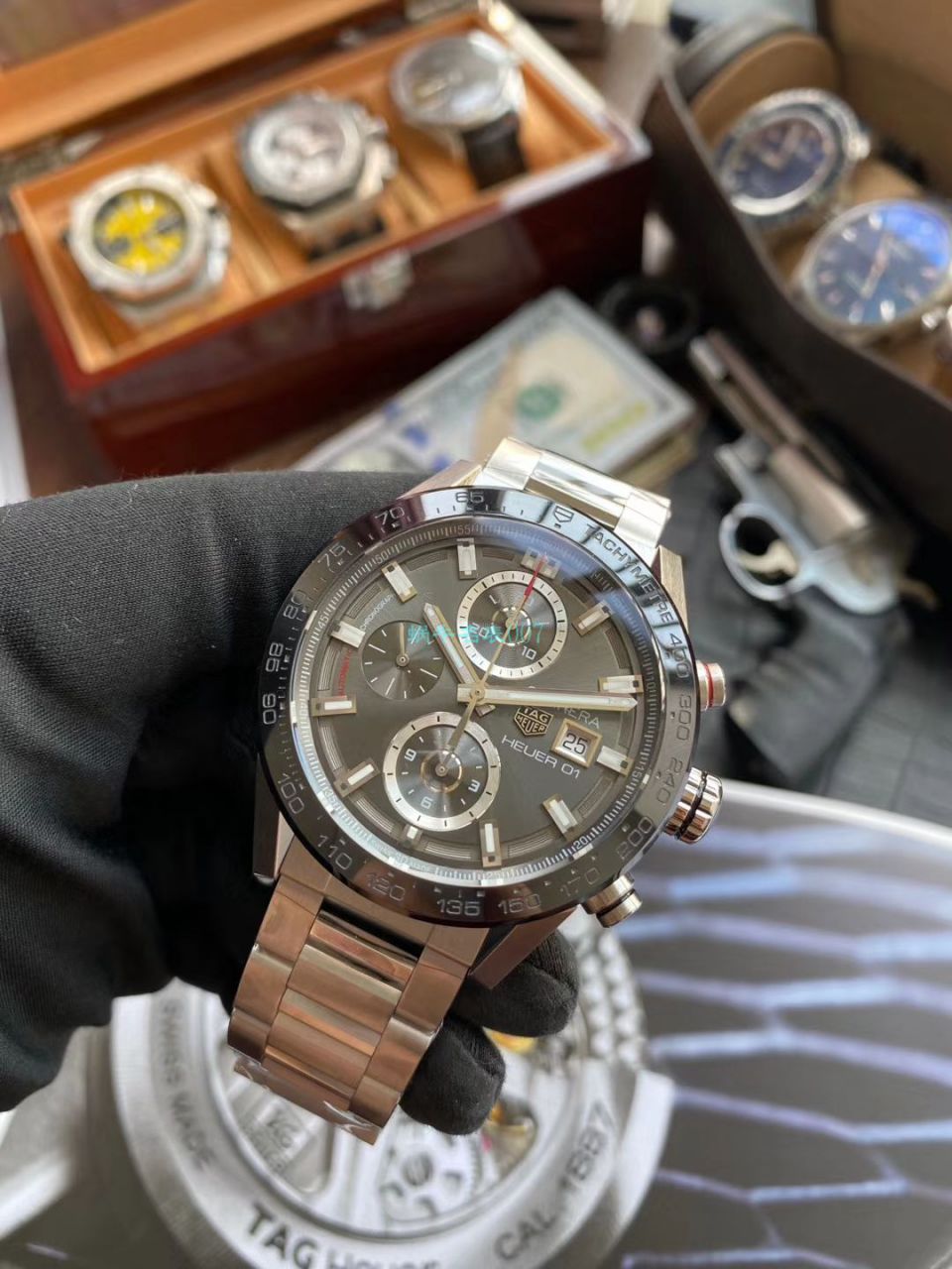 XF Factory 官网 TAG Heuer 高仿手表卡莱拉系列CAR201W.BA0714 wrist watch  / TG099