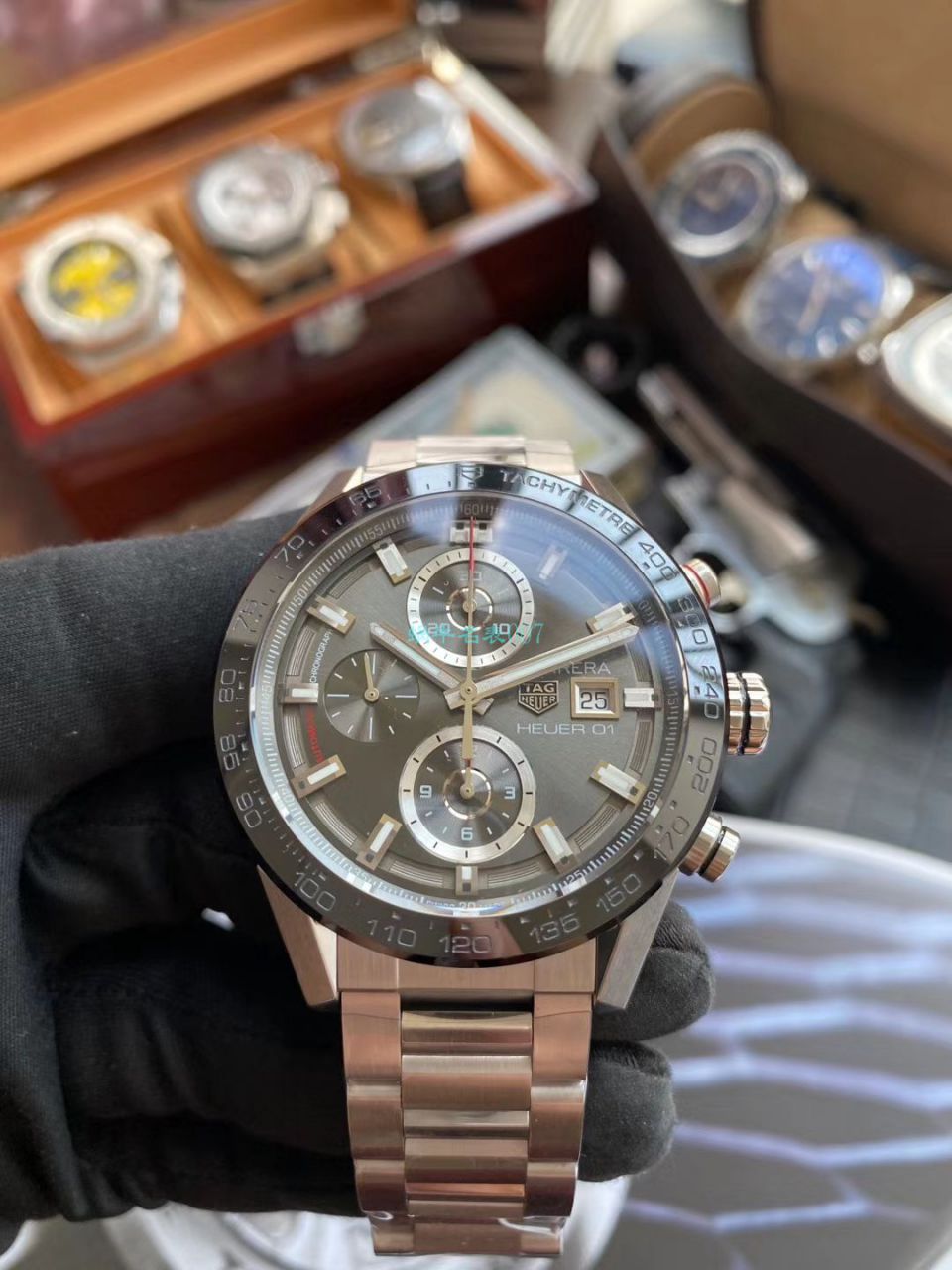 XF Factory 官网 TAG Heuer 高仿手表卡莱拉系列CAR201W.BA0714 wrist watch  / TG099