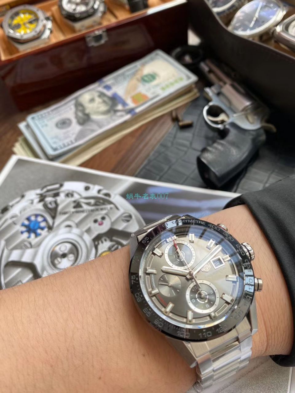 XF Factory 官网 TAG Heuer 高仿手表卡莱拉系列CAR201W.BA0714 wrist watch  / TG099