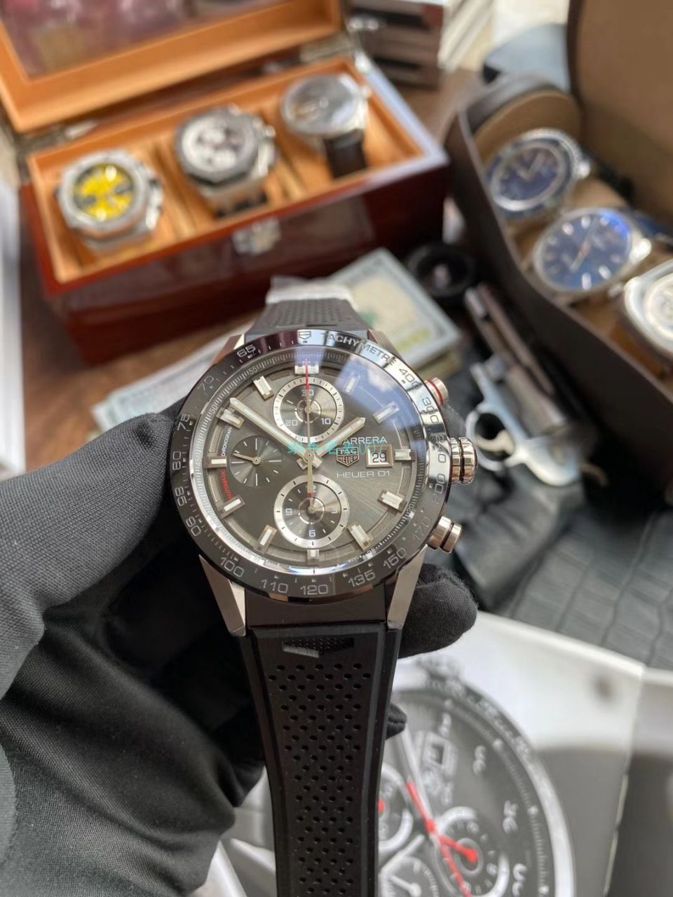 XF Factory 官网 TAG Heuer 高仿手表卡莱拉系列CAR201W.BA0714 wrist watch  / TG099