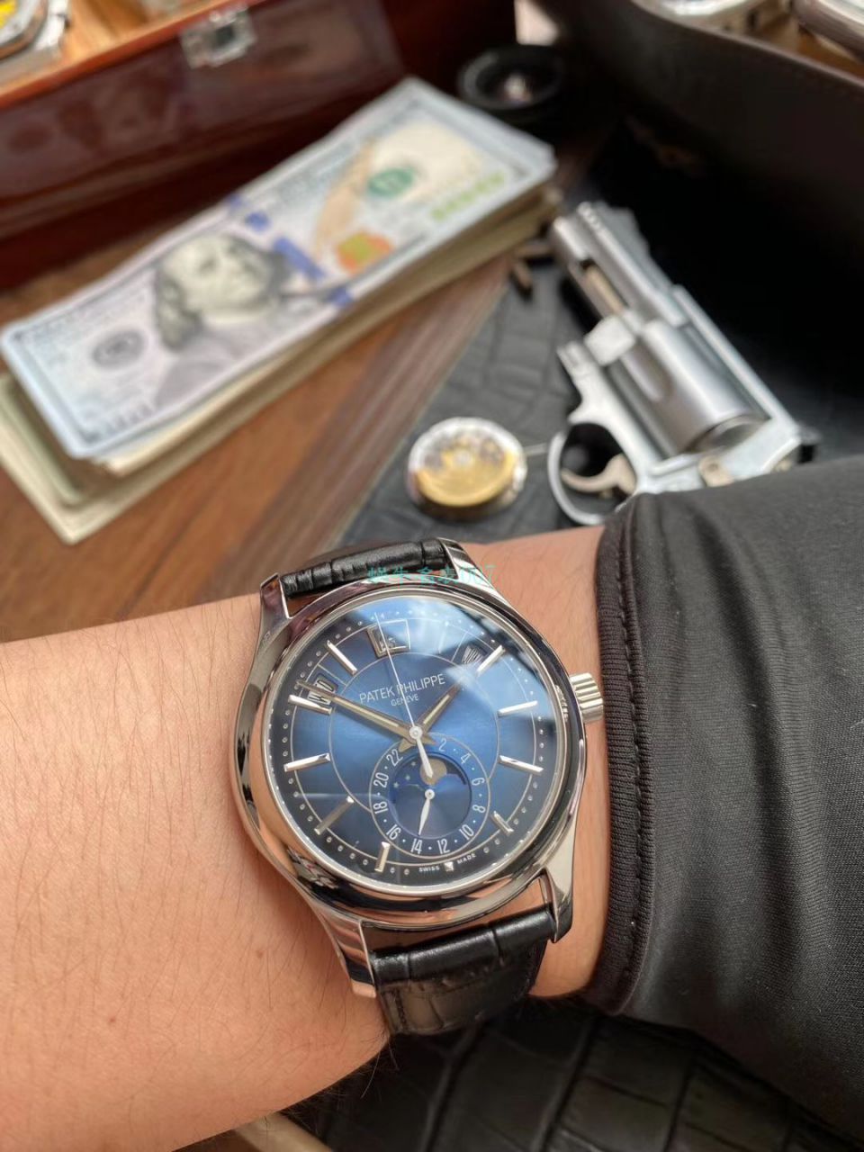 GR Factory V2升级版 PATEK PHILIPPE 复刻高仿手表复杂功能时计系列5205G-013,5205G-010 wrist watch  / BD303