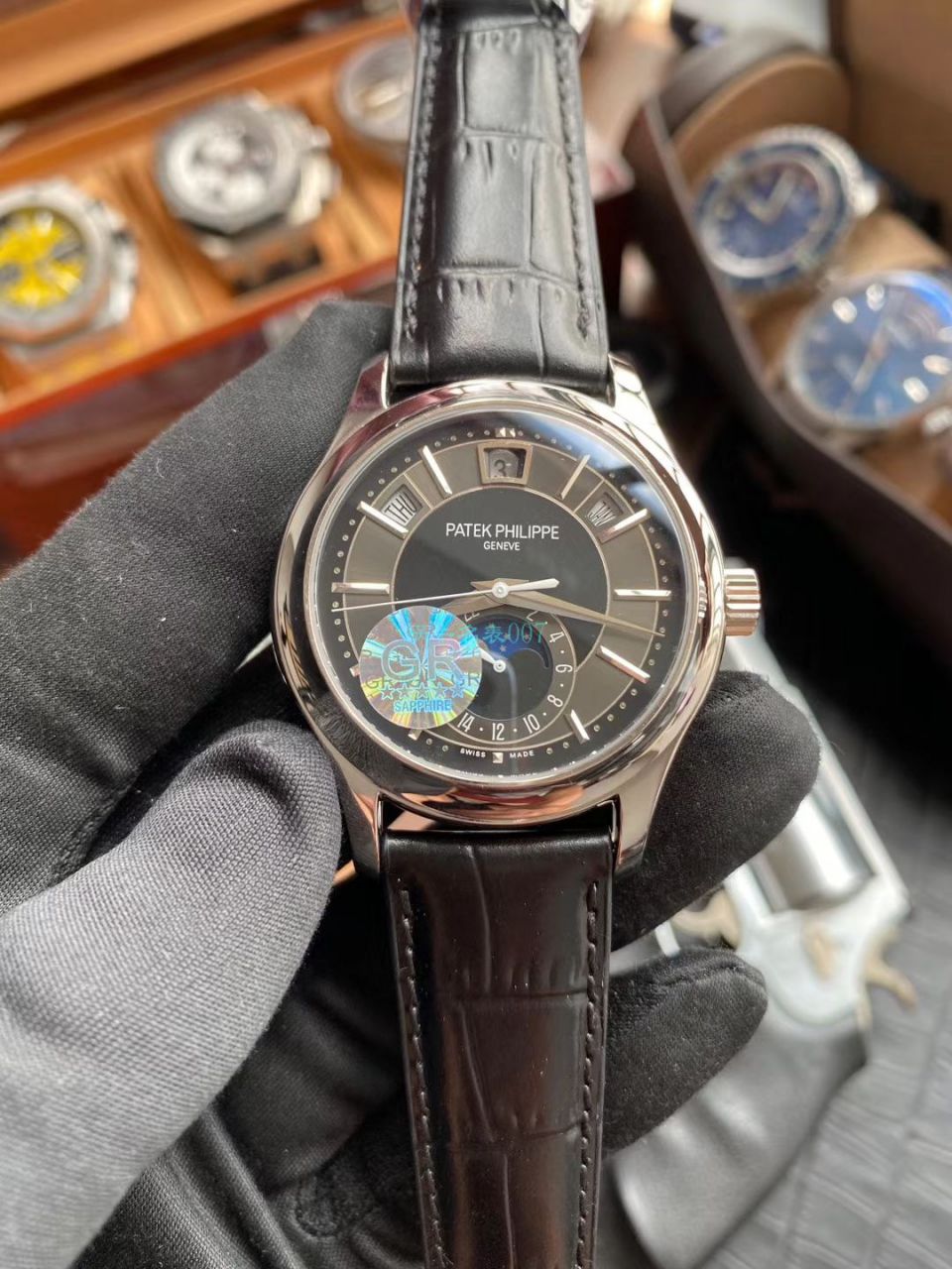 GR Factory V2升级版 PATEK PHILIPPE 复刻高仿手表复杂功能时计系列5205G-013,5205G-010 wrist watch  / BD303
