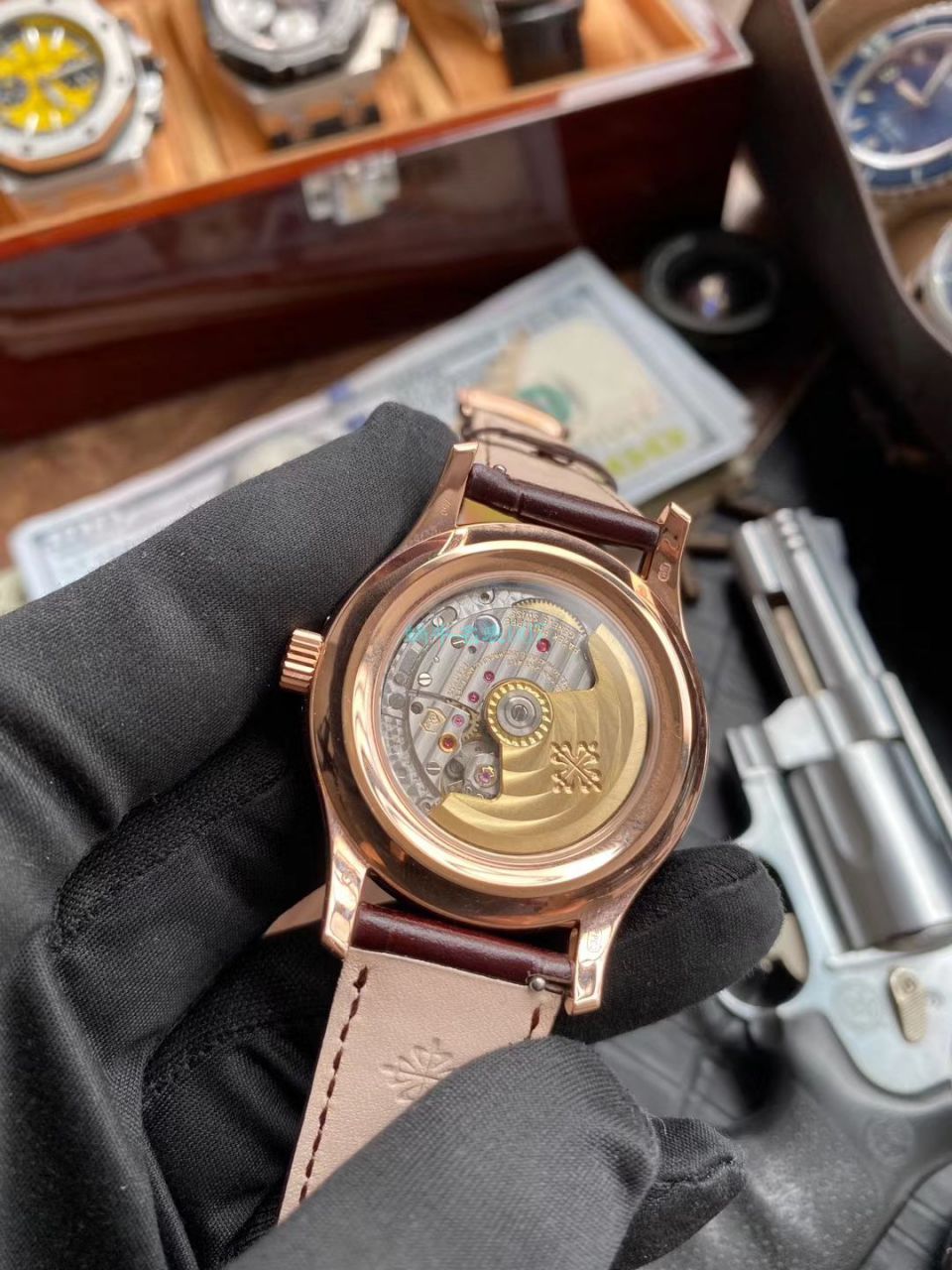GR Factory V2升级版 PATEK PHILIPPE 复刻高仿手表复杂功能时计系列5205G-013,5205G-010 wrist watch  / BD303