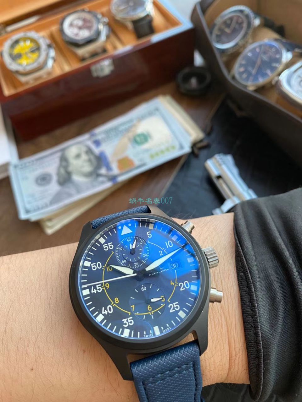 评测：YL Factory  IWC 复刻高仿手表飞行员系列IW389005 wrist watch (梅赛德斯AMG马石油车队特别版) / WG538