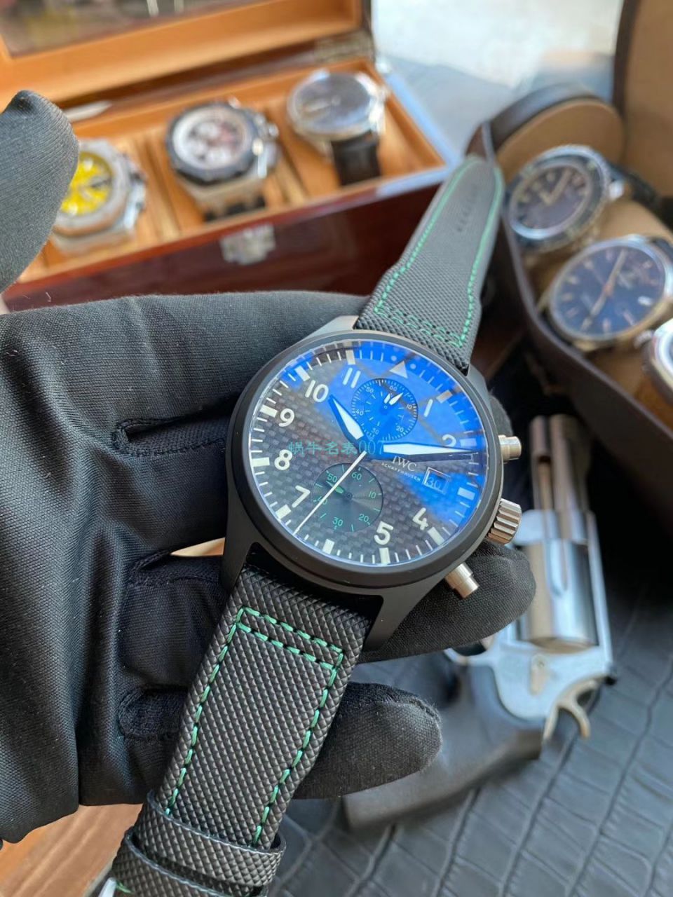 评测：YL Factory  IWC 复刻高仿手表飞行员系列IW389005 wrist watch (梅赛德斯AMG马石油车队特别版) / WG538