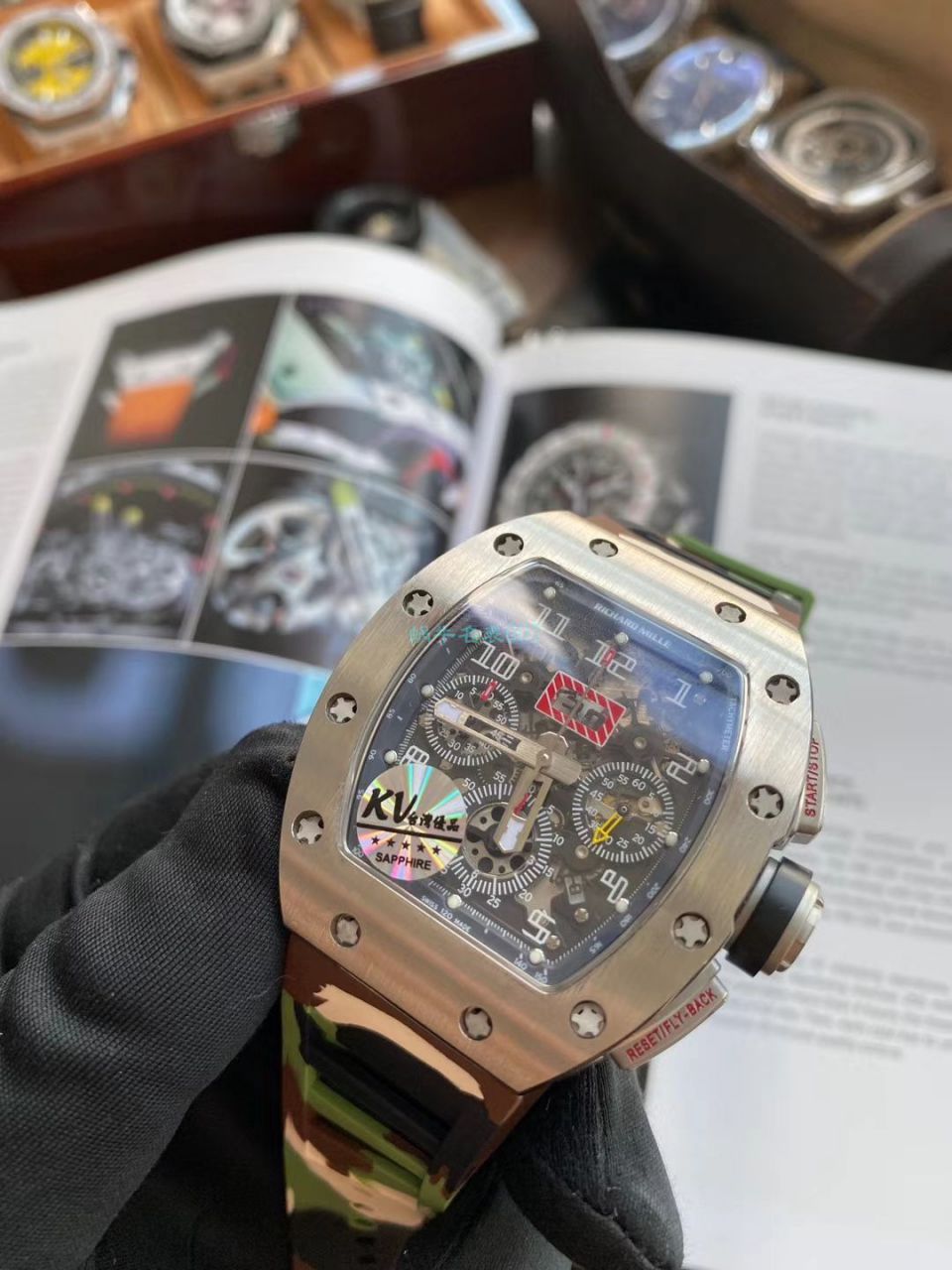  Video analysis KV Factory  top 复刻手表 RICHARD MILLE RICHARD MILLE RM 011 FELIPE MASSA / KVRM011FELIPEMASSA01