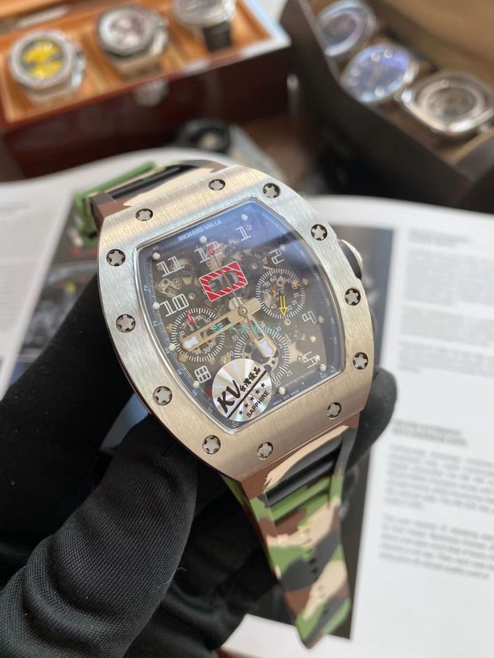  Video analysis KV Factory  top 复刻手表 RICHARD MILLE RICHARD MILLE RM 011 FELIPE MASSA / KVRM011FELIPEMASSA01