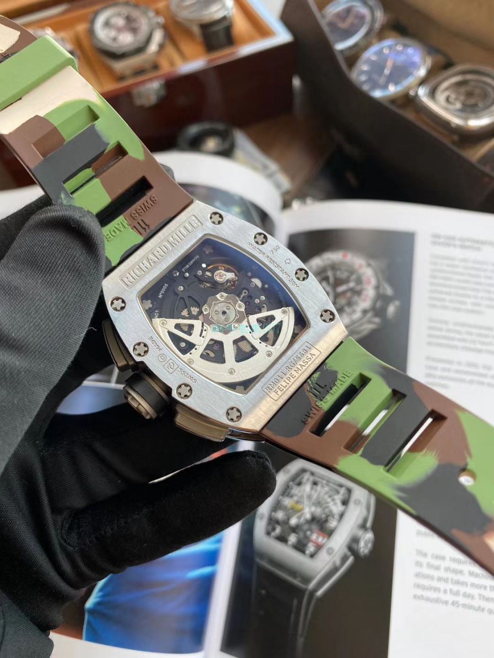  Video analysis KV Factory 超A高仿 Richard Miller 手表RICHARD MILLE RM 011 FELIPE MASSA 系列 wrist watch  / KVRM011FELIPEMASSA02