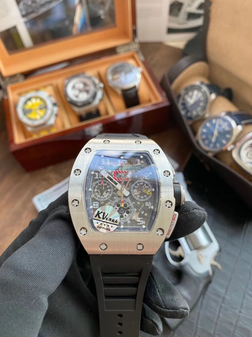  Video analysis KV Factory  top 复刻手表 RICHARD MILLE RICHARD MILLE RM 011 FELIPE MASSA / KVRM011FELIPEMASSA01