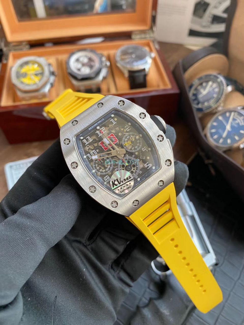  Video analysis KV Factory 超A高仿 Richard Miller 手表RICHARD MILLE RM 011 FELIPE MASSA 系列 wrist watch  / KVRM011FELIPEMASSA02