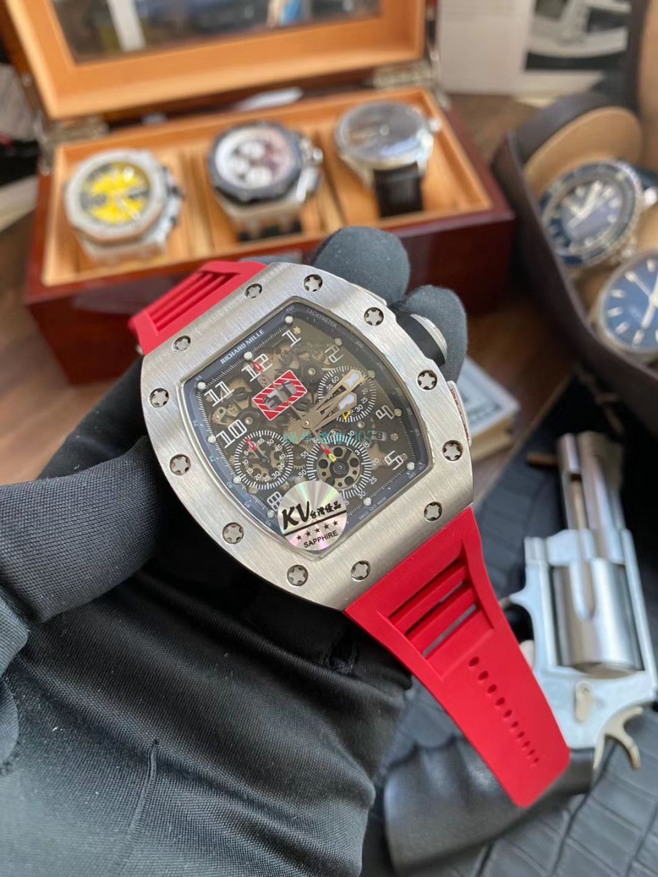  Video analysis KV Factory 超A高仿 Richard Miller 手表RICHARD MILLE RM 011 FELIPE MASSA 系列 wrist watch  / KVRM011FELIPEMASSA02