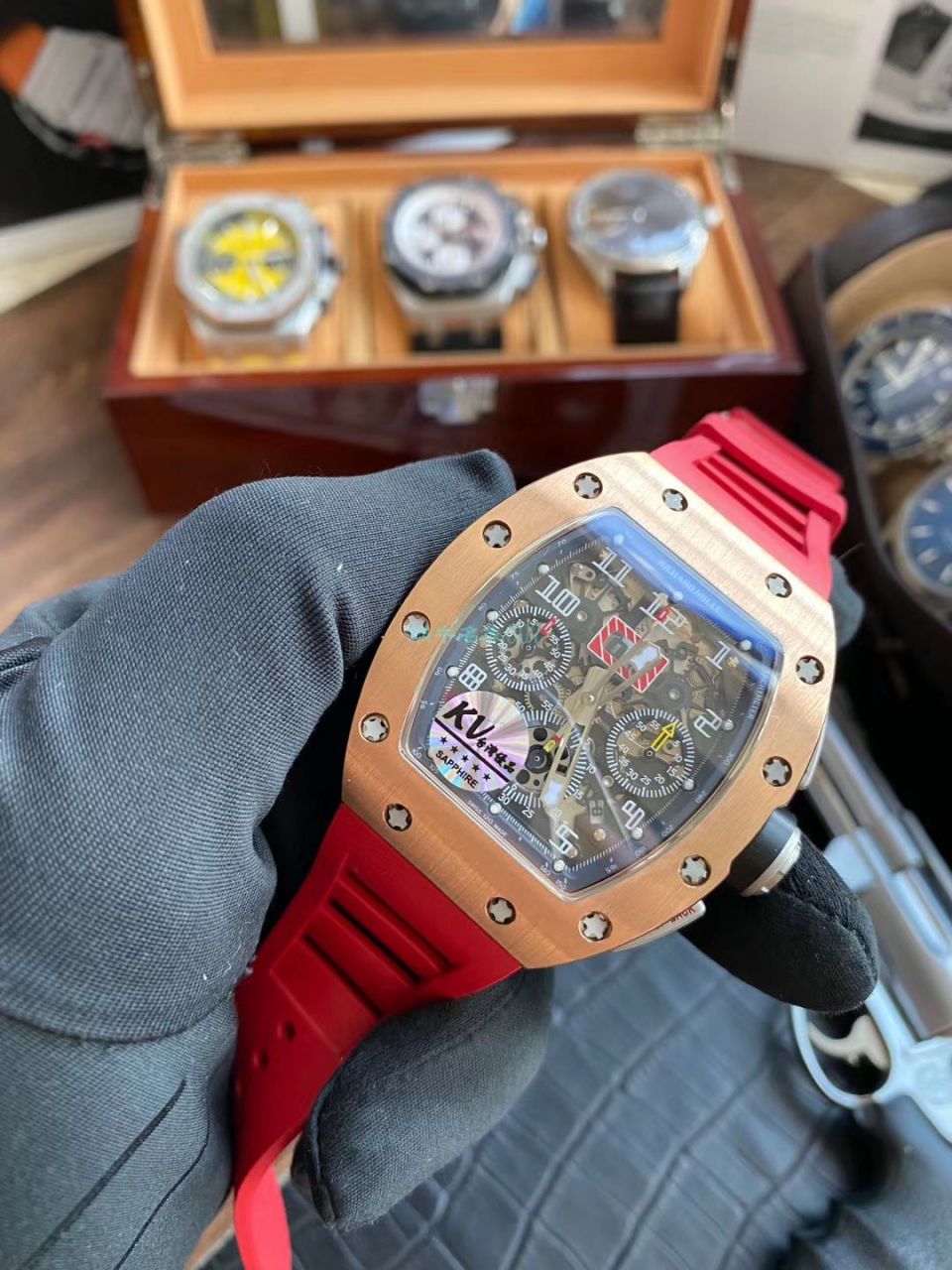  Video analysis KV Factory 超A高仿 Richard Miller 手表RICHARD MILLE RM 011 FELIPE MASSA 系列 wrist watch  / KVRM011FELIPEMASSA02