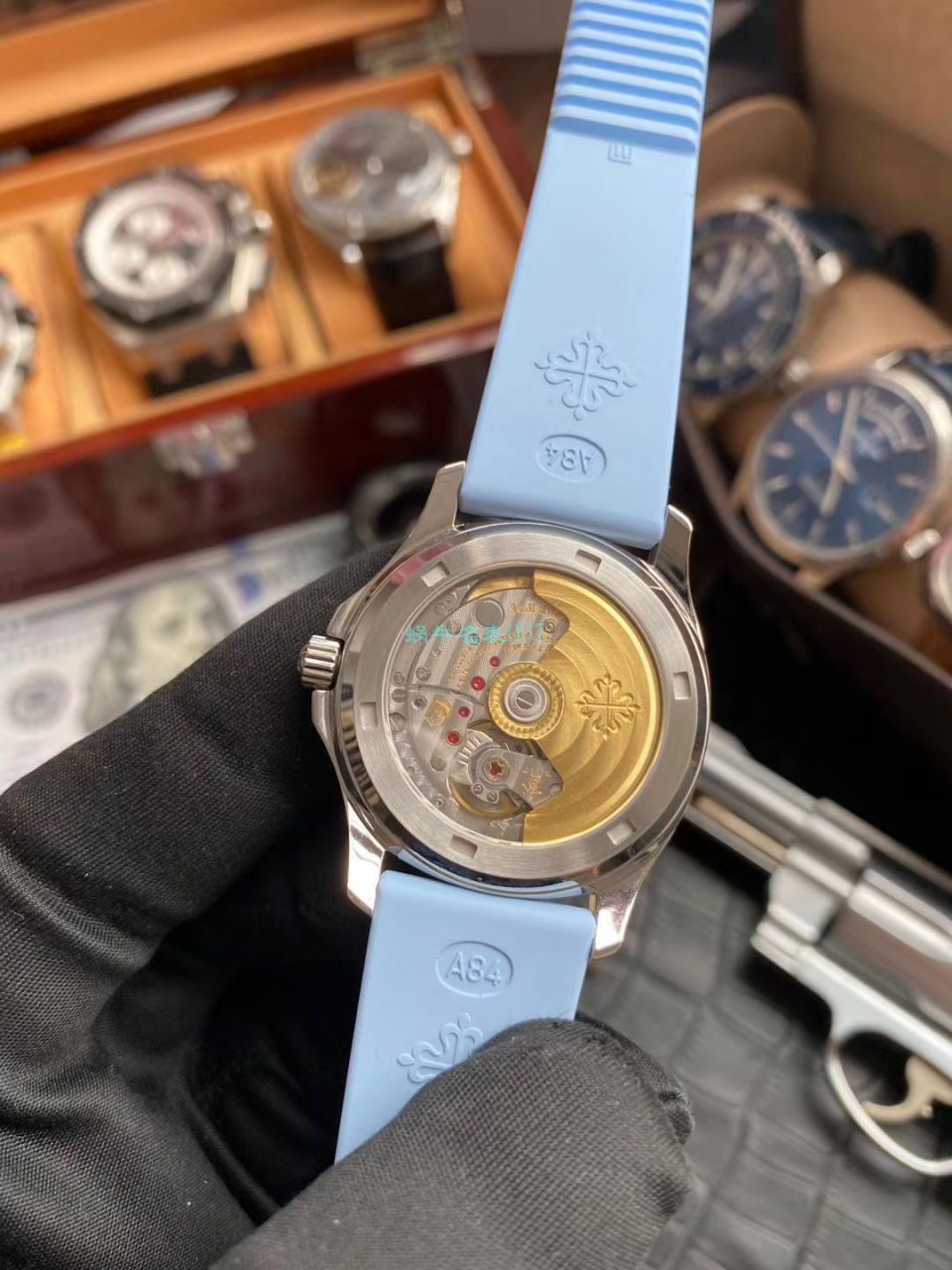 PPF Factory  top 高仿 PATEK PHILIPPE 手表AQUANAUT系列5072G-001女表 / BD306