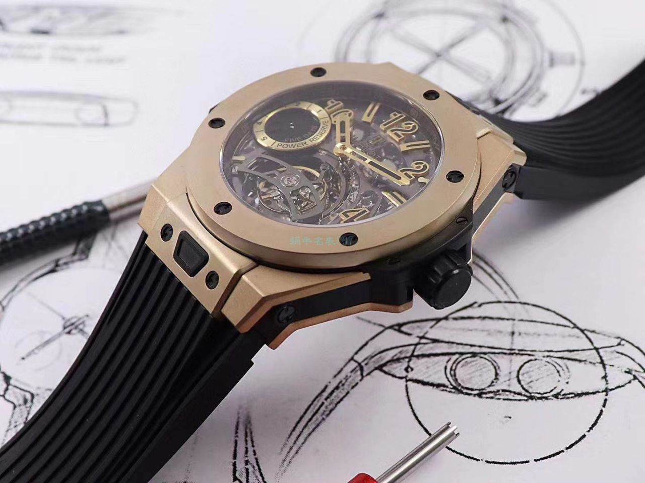 MJ Factory 高仿 hublot BIG BANG Tourbillon 手表405.MX.0138.RX，405.OX.0138.LR，405.CI.0110.RX wrist watch  / YB097