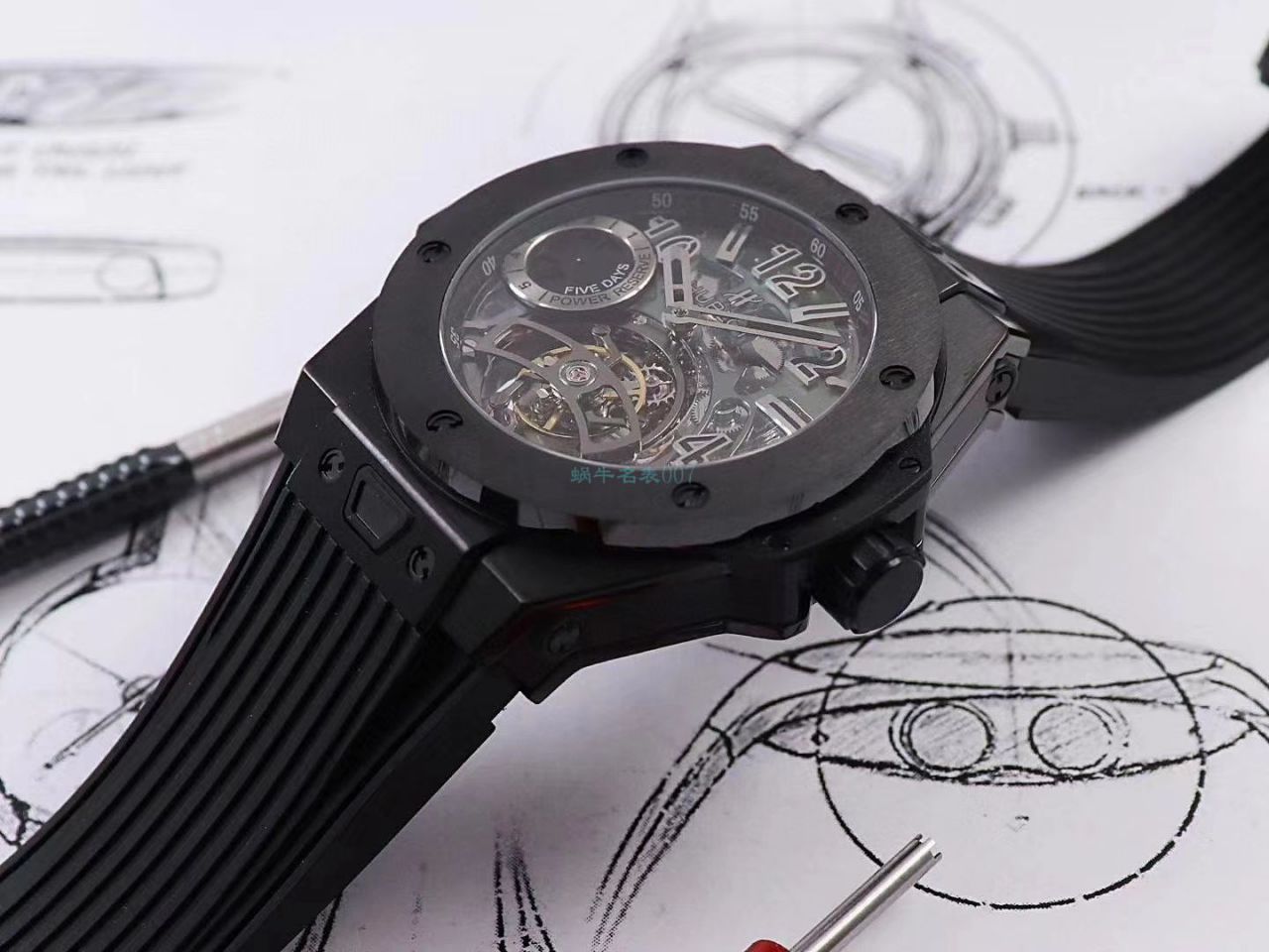 MJ Factory 高仿 hublot BIG BANG Tourbillon 手表405.MX.0138.RX，405.OX.0138.LR，405.CI.0110.RX wrist watch  / YB097