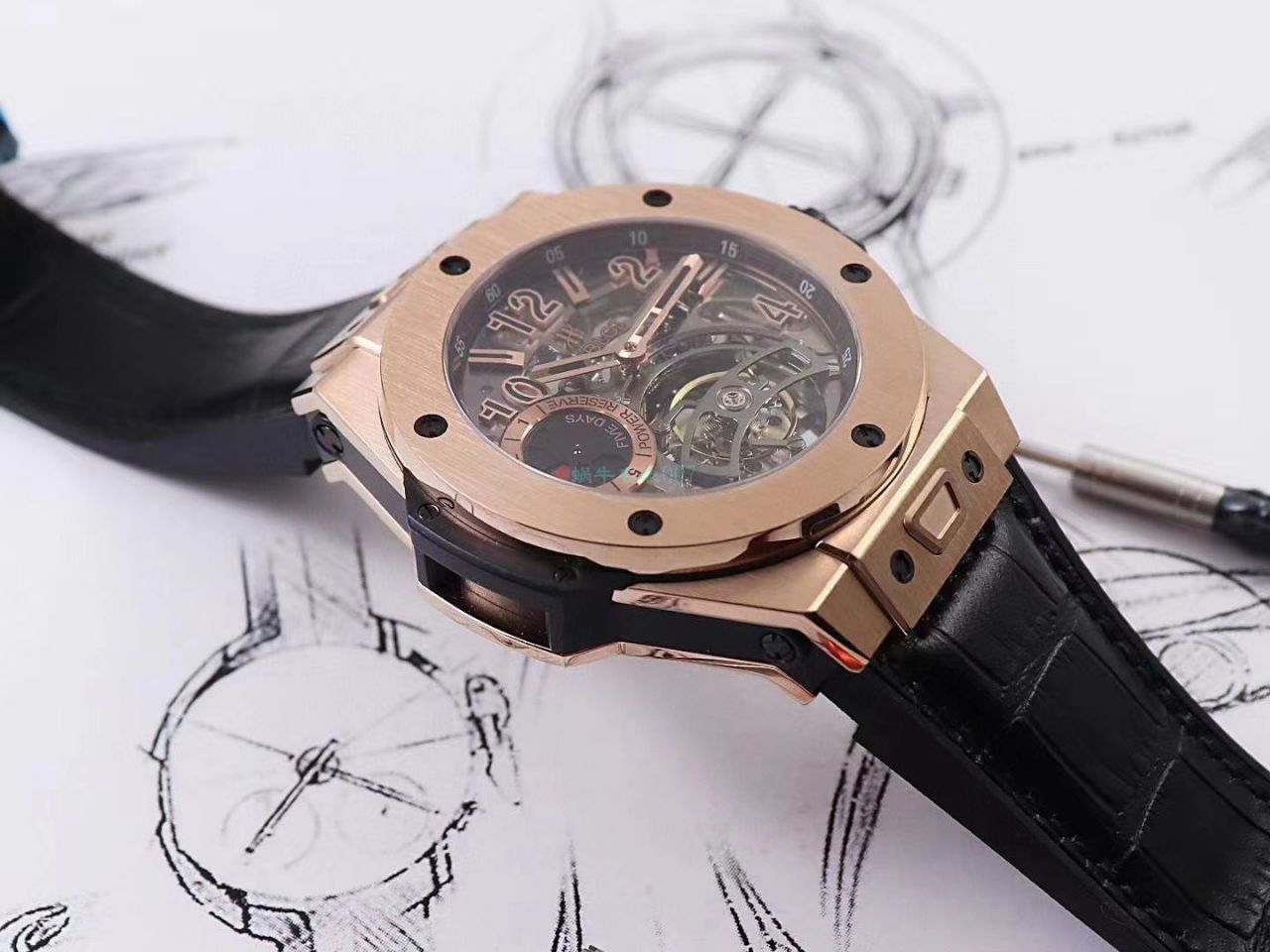 MJ Factory 高仿 hublot BIG BANG Tourbillon 手表405.MX.0138.RX，405.OX.0138.LR，405.CI.0110.RX wrist watch  / YB097