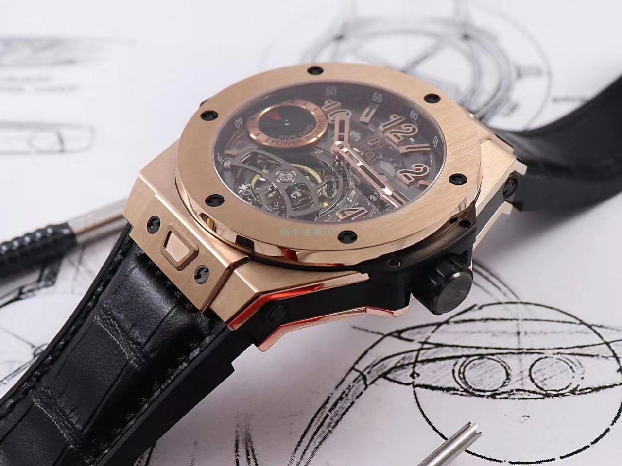 MJ Factory 高仿 hublot BIG BANG Tourbillon 手表405.MX.0138.RX，405.OX.0138.LR，405.CI.0110.RX wrist watch  / YB097