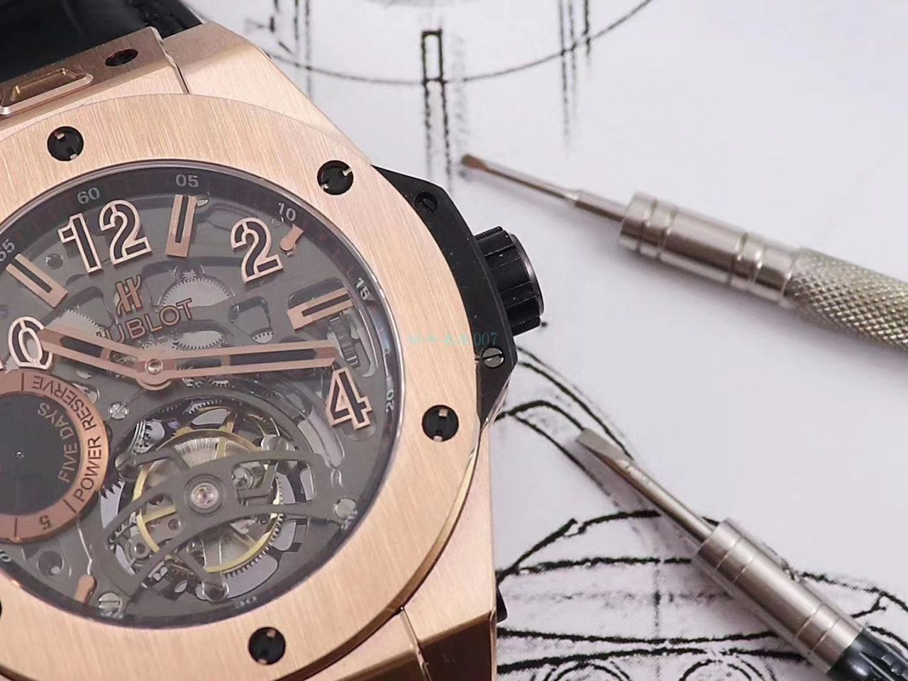 MJ Factory 高仿 hublot BIG BANG Tourbillon 手表405.MX.0138.RX，405.OX.0138.LR，405.CI.0110.RX wrist watch  / YB097