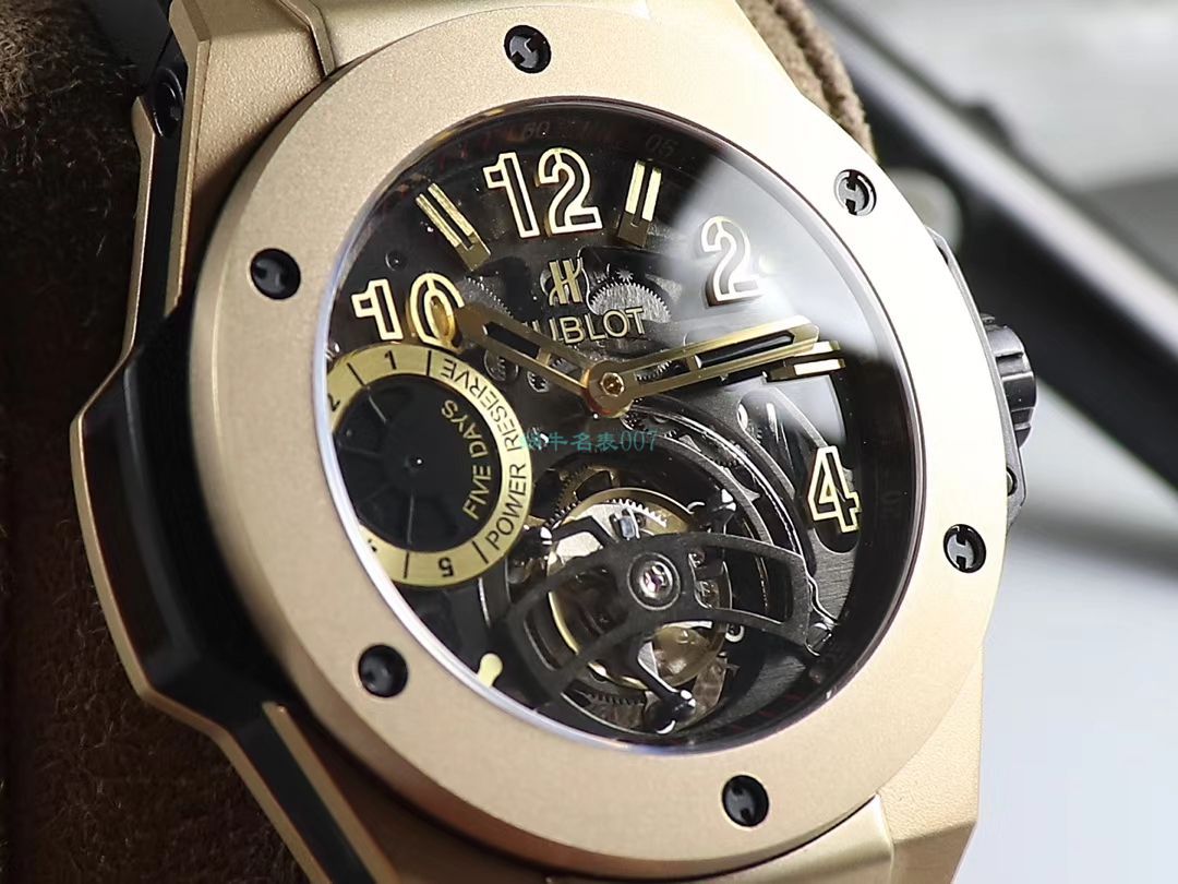 MJ Factory 高仿 hublot BIG BANG Tourbillon 手表405.MX.0138.RX，405.OX.0138.LR，405.CI.0110.RX wrist watch  / YB097