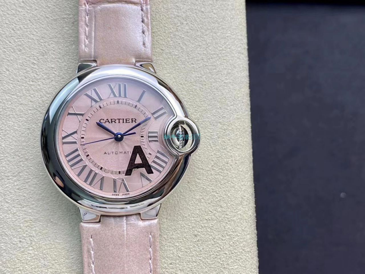 V6 Factory 7K版本高仿 Cartier  蓝气球33MM女表WSBB0002 wrist watch  / K293
