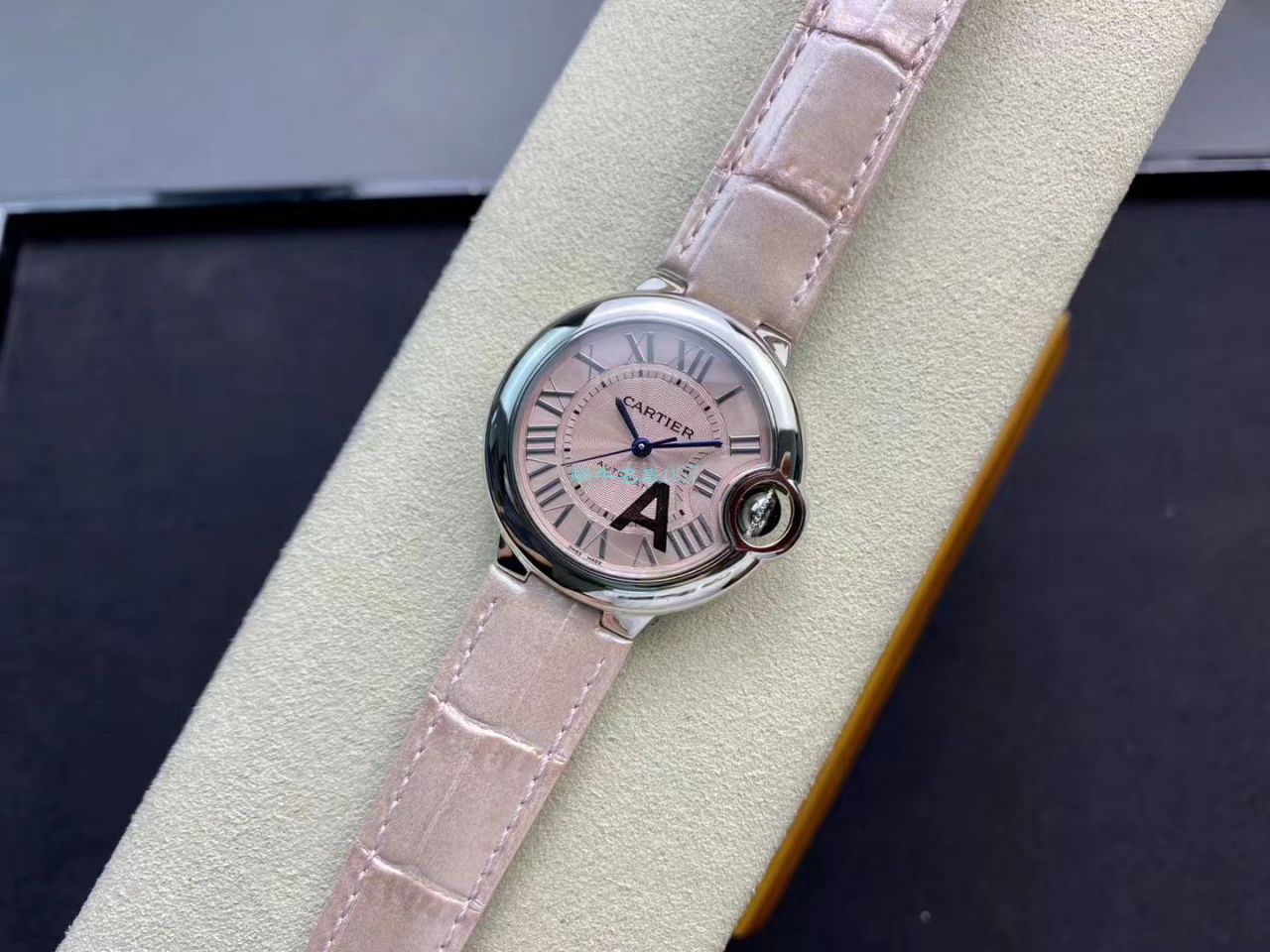 V6 Factory 7K版本高仿 Cartier  蓝气球33MM女表WSBB0002 wrist watch  / K293