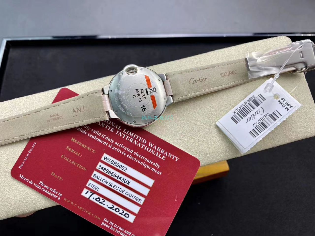 V6 Factory 7K版本高仿 Cartier  蓝气球33MM女表WSBB0002 wrist watch  / K293