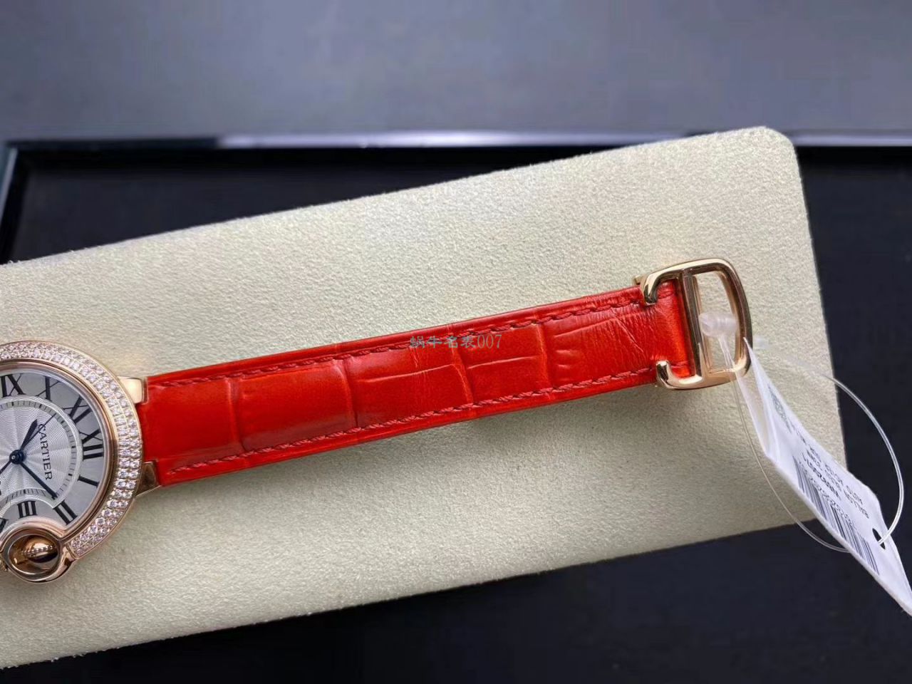 V6 Factory V7版本复刻高仿 Cartier  蓝气球33MM女表WE902066 wrist watch  / K292