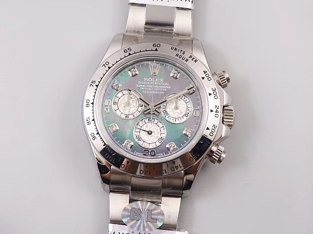 BL Factory 珍珠母贝面 Rolex 精仿手表 Ditongna 系列m116503-0009,m116509-0064 wrist watch  / R617