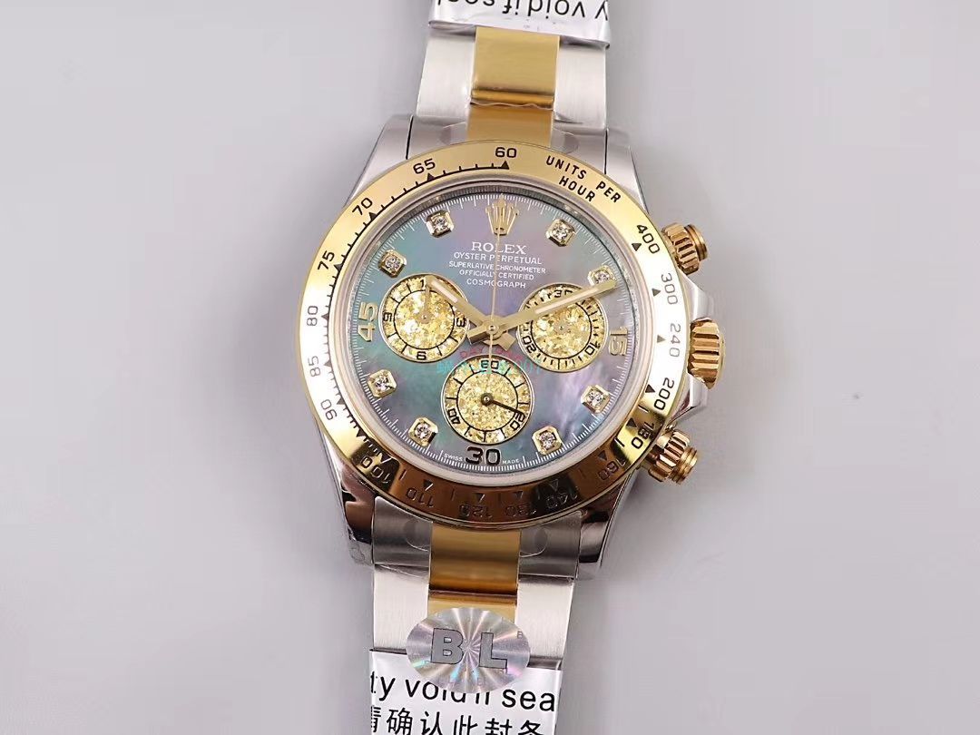 BL Factory 珍珠母贝面 Rolex 精仿手表 Ditongna 系列m116503-0009,m116509-0064 wrist watch  / R617
