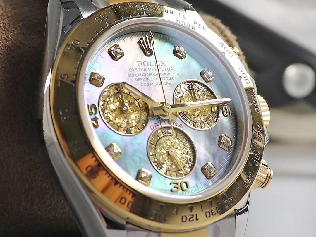 BL Factory 珍珠母贝面 Rolex 精仿手表 Ditongna 系列m116503-0009,m116509-0064 wrist watch  / R617