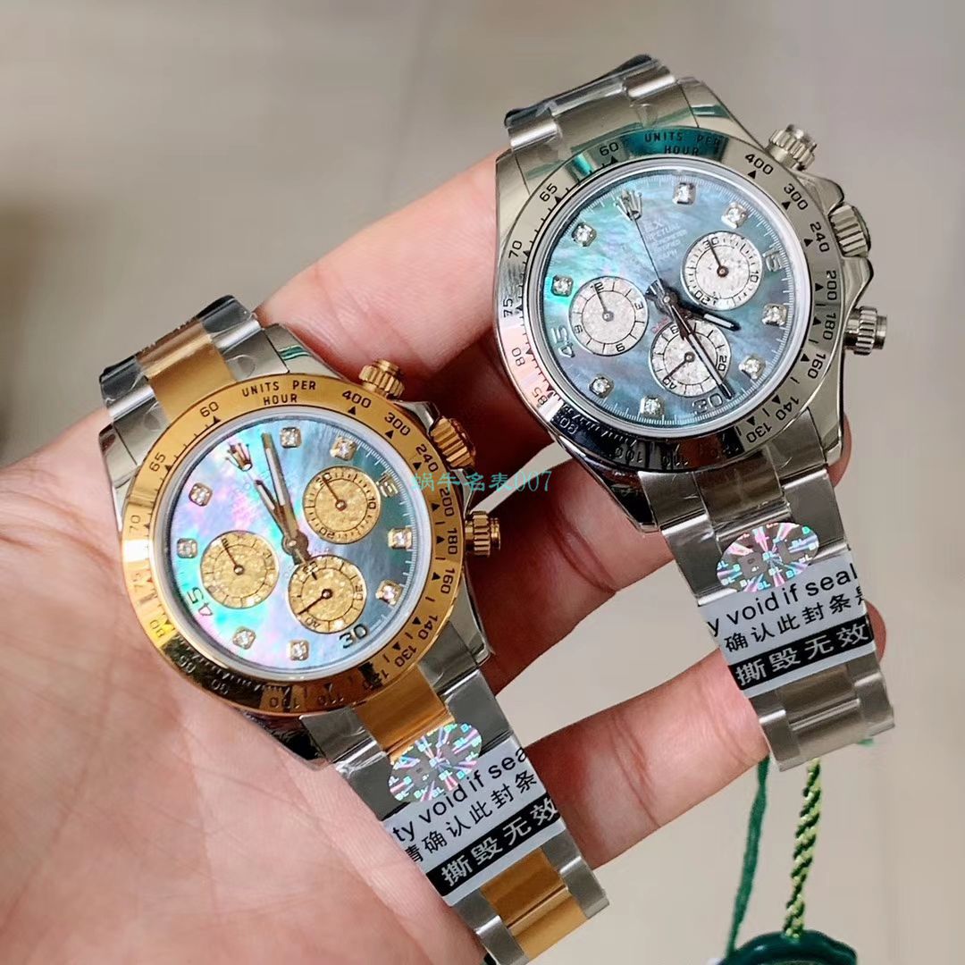 BL Factory 珍珠母贝面 Rolex 精仿手表 Ditongna 系列m116503-0009,m116509-0064 wrist watch  / R617
